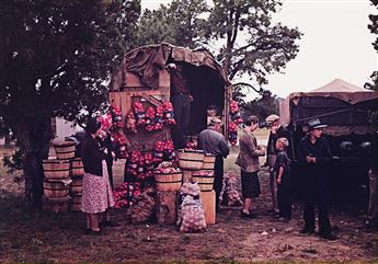 (RUSSELL LEE; MARION POST WOLCOTT; JACK DELANO) A group of 6 F.S.A. color photographs.